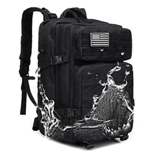 Assault Backpack Men's backpack Waterproof 4 compartment multi pocket Hiking camping bag - Image 2