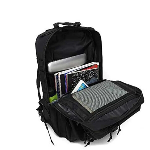 Assault Backpack Men's backpack Waterproof 4 compartment multi pocket Hiking camping bag - Image 4