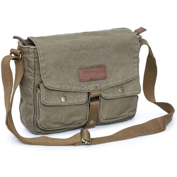 Canvas messenger bag Vintage messenger bag Special satchel - Image 2