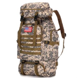 Men's hiking backpack Waterproof training camping backpack Travel day bag
