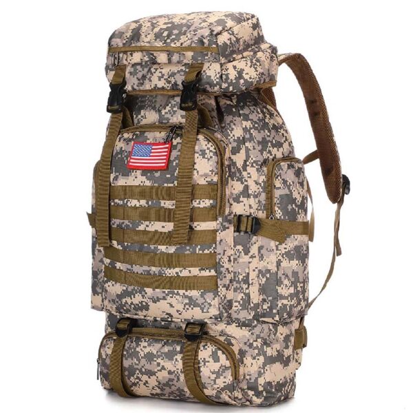 Men's hiking backpack Waterproof training camping backpack Travel day bag