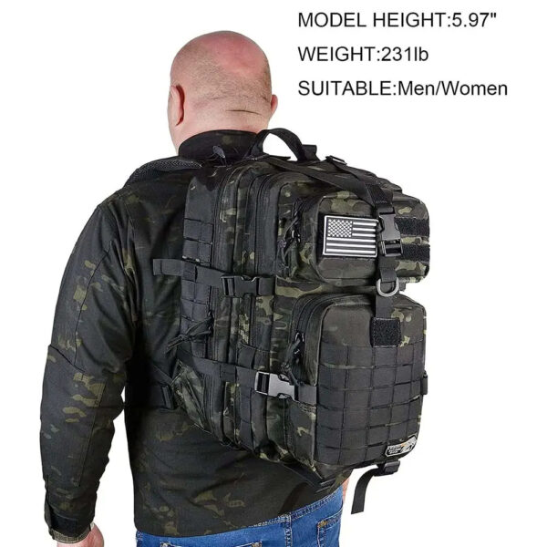 Practical assault backpack Assault bag Camping backpack - Image 3