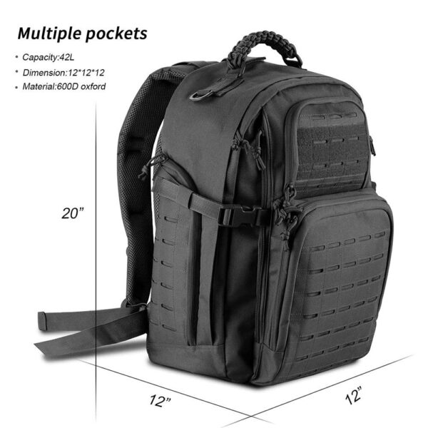 Practical assault backpack Large assault bag Practical backpack for training - Image 2