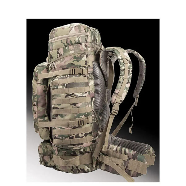 Interior frame backpack Practical backpack Assault backpack Hiking camping bag 80L - Image 4