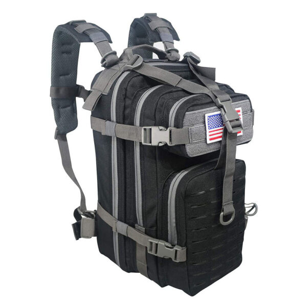 Small Assault Backpack Practical assault backpack Outdoor training bag Flag patch - Image 2