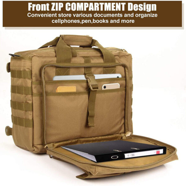 Special briefcase Men's laptop communication pack Assault Briefcase Multifunctional outdoor bag - Image 2