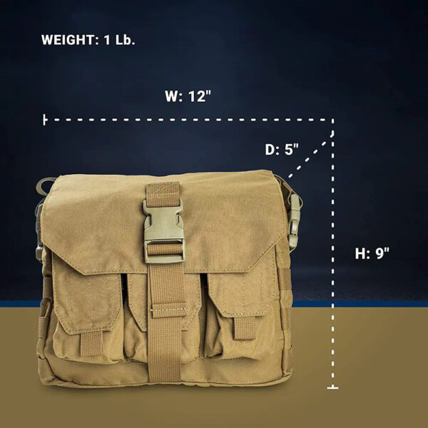 Training sling bag hunting and hiking assault shoulder heavy grab bag 12 inch shoulder bag - Image 2