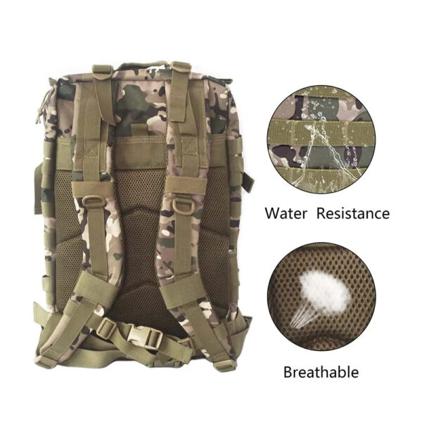 Practical assault kit Men's and women's backpacks 45L practical backpack Large backpack - Image 2