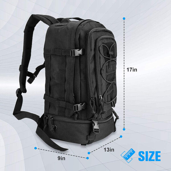 Practical assault backpack High capacity hiking backpack Camping hunting backpack Hiking bag No reviews yet - Image 4