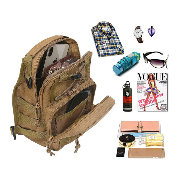 Assault slingshot bag Battle chest bag Laptop bag Special mini backpack - Image 3
