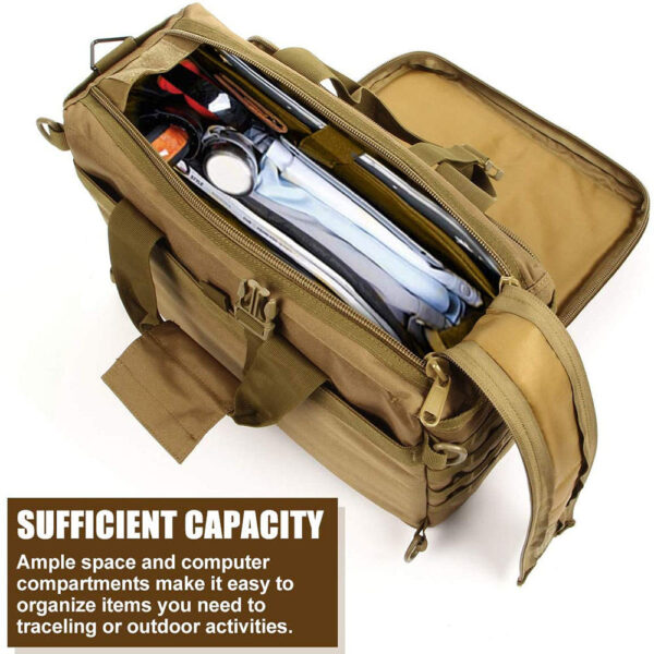Special briefcase Men's laptop communication pack Assault Briefcase Multifunctional outdoor bag - Image 3