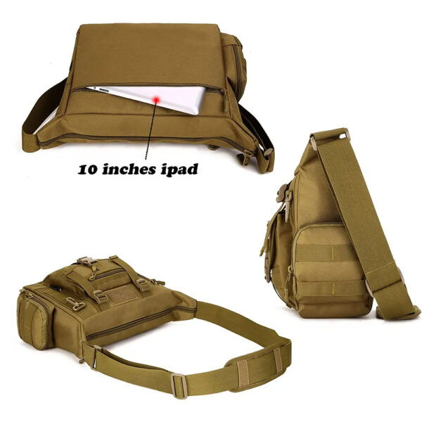 Assaultmessenger bag Men's special shoulder bag Strap backpack - Image 2