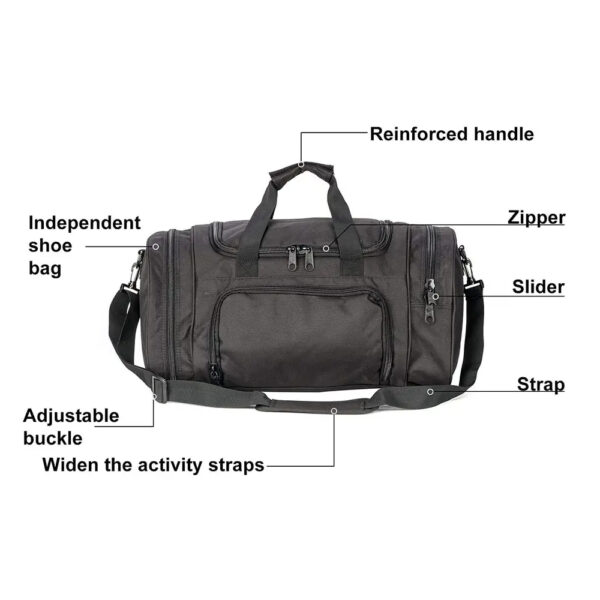 Men's fitness bag Assault Bags Training travel fitness bag - Image 3