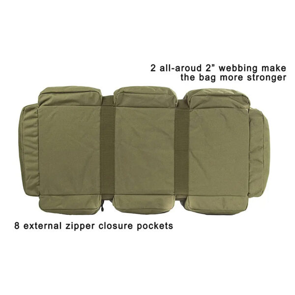 Large practical luggage bag Unfold the bag to load the bag Sports equipment luggage - Image 3