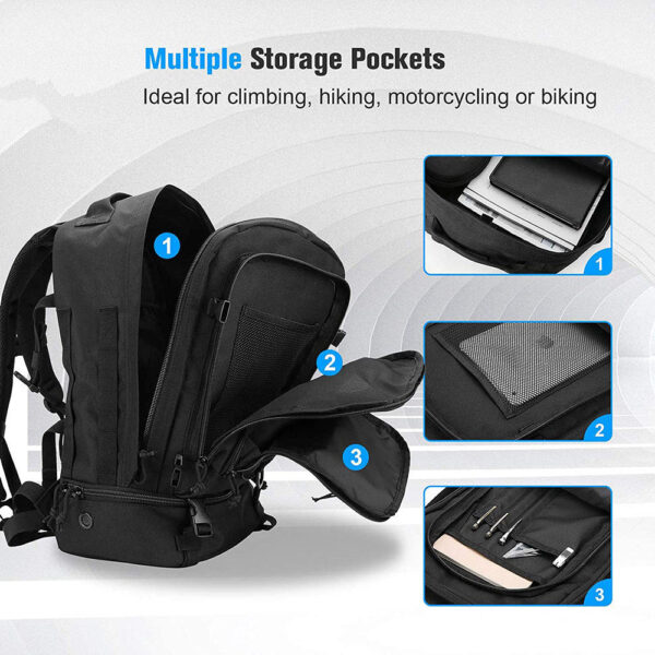 Practical assault backpack High capacity hiking backpack Camping hunting backpack Hiking bag No reviews yet - Image 3