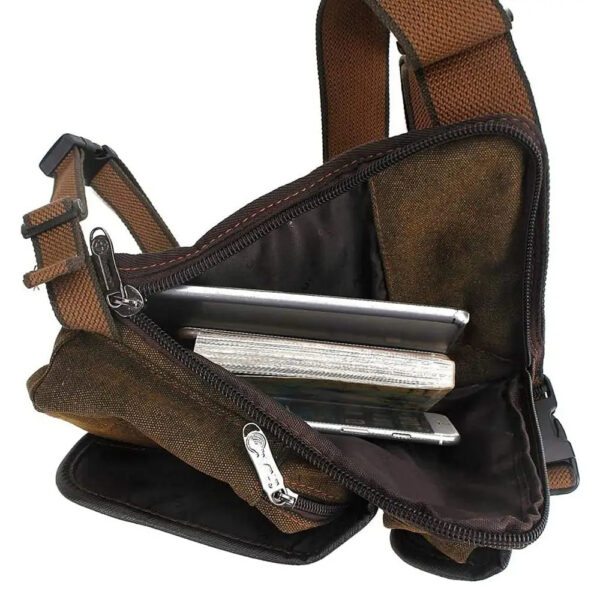 Practical waist bag for assault Motorcycle rider's waist bag Men's travel hiking waist bag Outdoor bicycle bodypack - Image 3