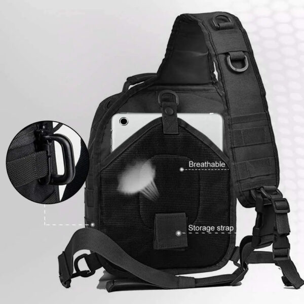 Assault sling backpack Practical shoulder sling bag Assault range bag - Image 3