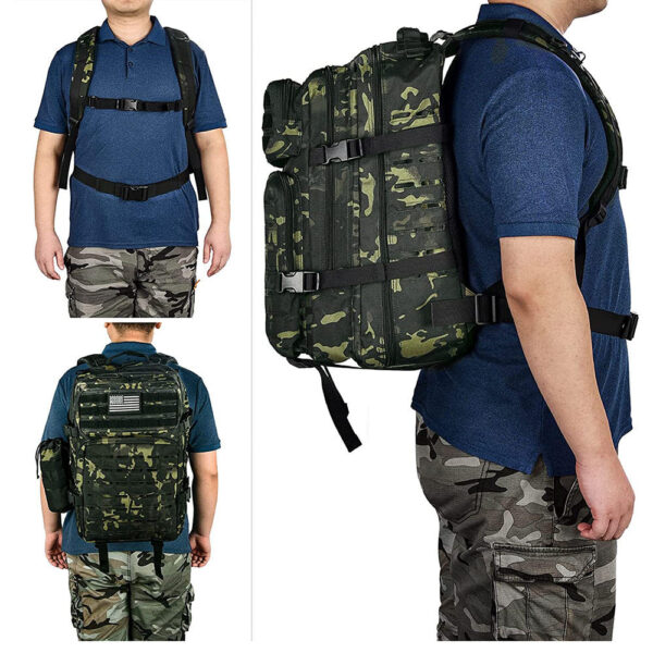 Practical assault backpacks for men and women Insect proof large backpack Camping Hiking Assault Bag - Image 6