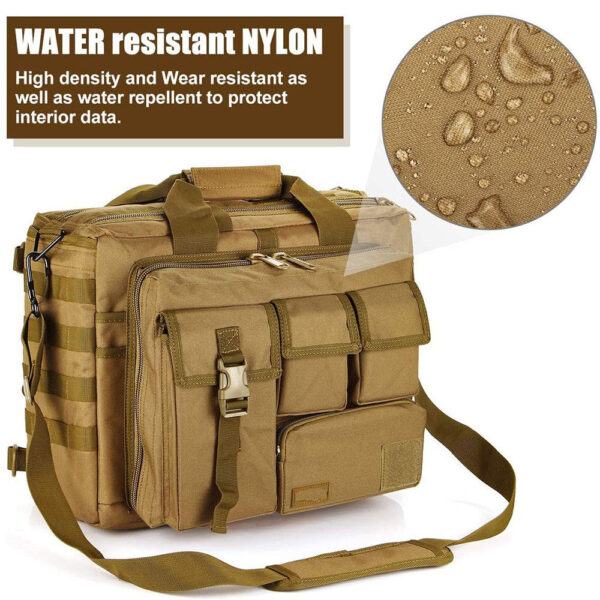 Special briefcase Men's laptop communication pack Assault Briefcase Multifunctional outdoor bag - Image 5