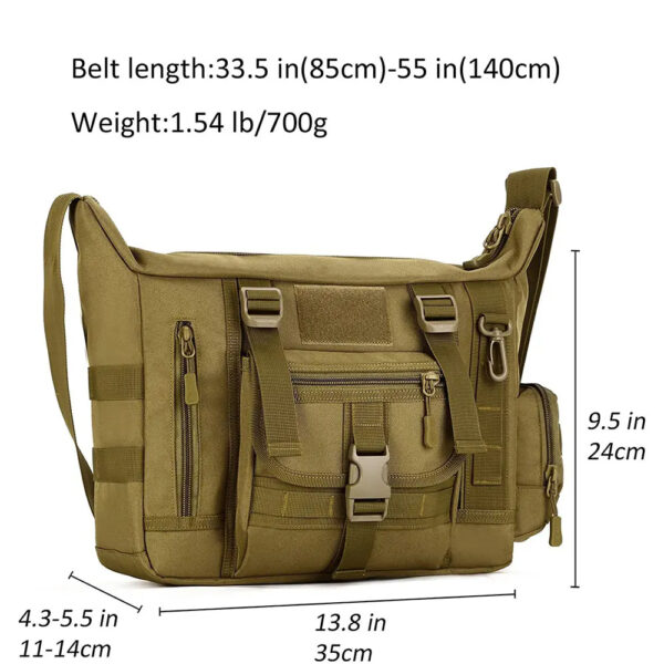 Assaultmessenger bag Men's special shoulder bag Strap backpack - Image 4