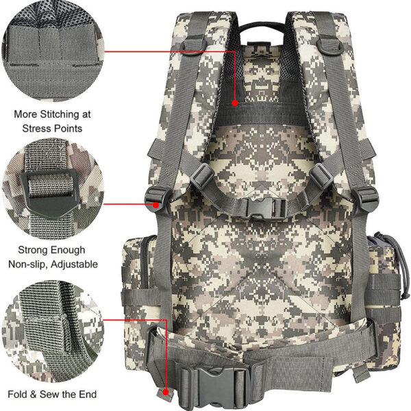 Dedicated assault backpack Training specific assault bag Removable backpack - Image 5