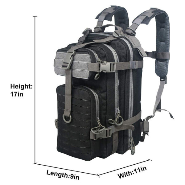 Small Assault Backpack Practical assault backpack Outdoor training bag Flag patch - Image 6