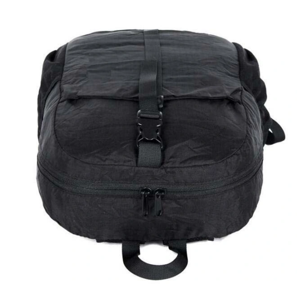 Wholesale Black Nylon Foldable Travel Backpack - Image 2