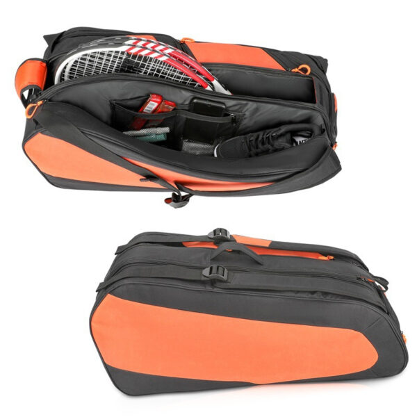 Customized Multifunctional Large Capacity Breathable Oxford Sports Racket Backpack Bag - Image 2