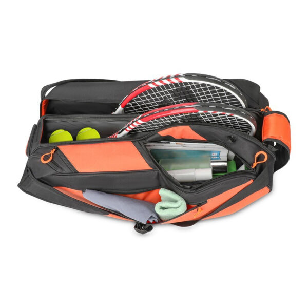 Customized Multifunctional Large Capacity Breathable Oxford Sports Racket Backpack Bag - Image 4