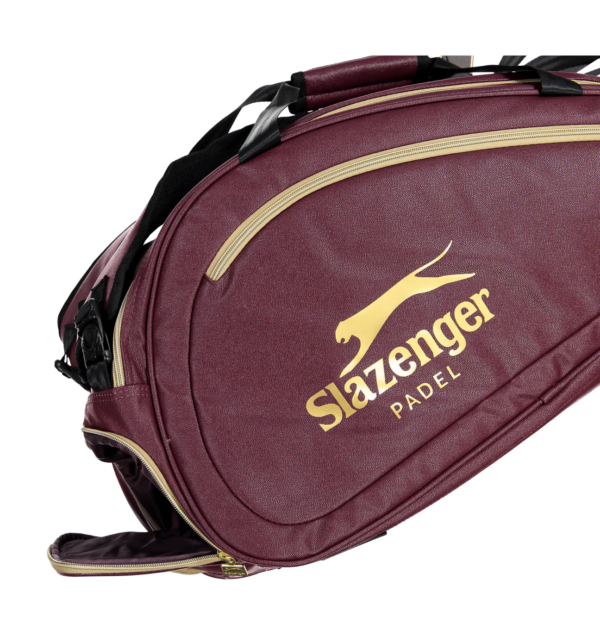 tennis bag is waterproofed with PU coated synthetic leather - Image 2