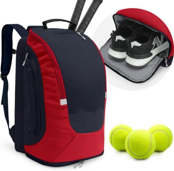 Kids Tennis Racket Backpack Bag - Image 3